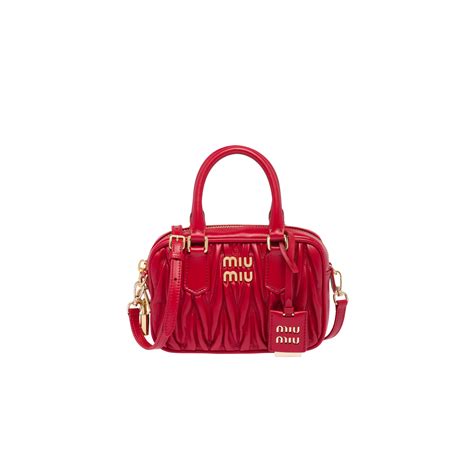 miu miu bag red|Miu Miu bag vintage.